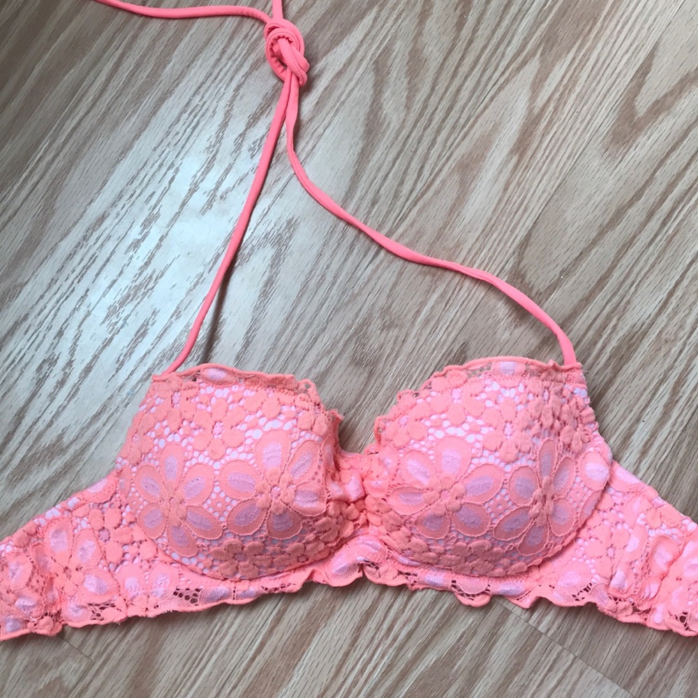 Victoria’s Secret floral bikini top 32A